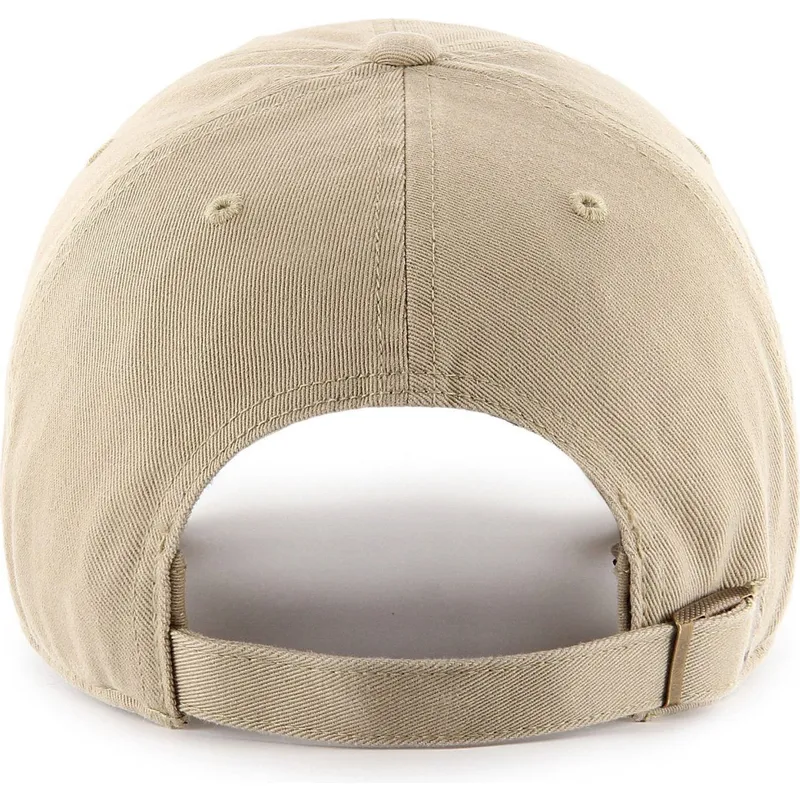 kasketter-buet-beige-justerbar-rem-caqui-negro-fra-los-angeles-dodgers-mlb-af-47-brand