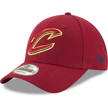 kasketter-buet-rod-justerbar-rem-9forty-the-league-fra-cleveland-cavaliers-nba-af-new-era