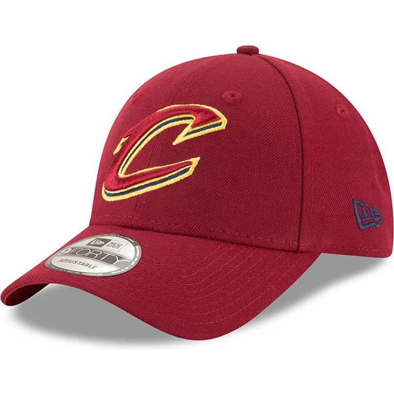 kasketter-buet-rod-justerbar-rem-9forty-the-league-fra-cleveland-cavaliers-nba-af-new-era
