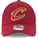 kasketter-buet-rod-justerbar-rem-9forty-the-league-fra-cleveland-cavaliers-nba-af-new-era