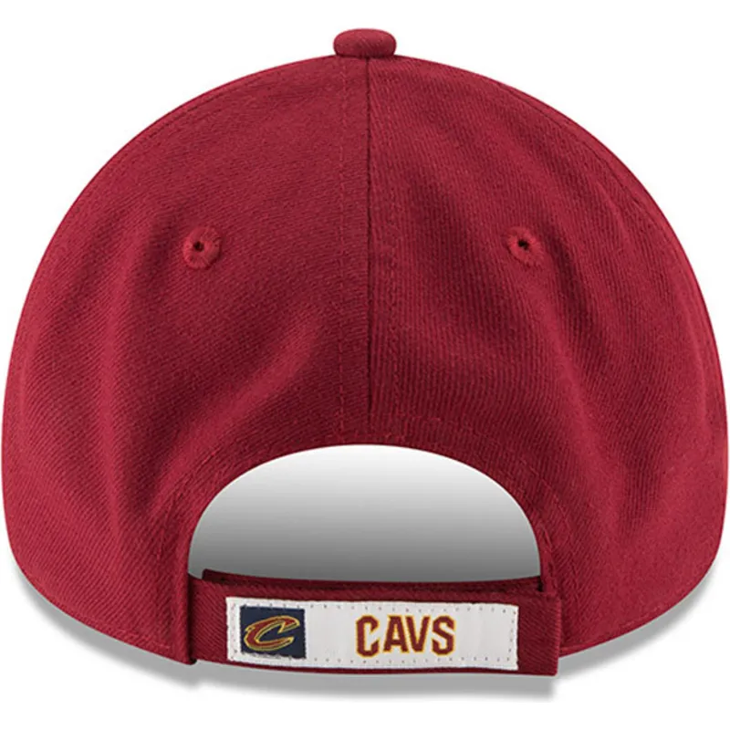 kasketter-buet-rod-justerbar-rem-9forty-the-league-fra-cleveland-cavaliers-nba-af-new-era