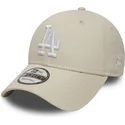 kasketter-buet-hvid-justerbar-rem-roto-9forty-essential-fra-los-angeles-dodgers-mlb-af-new-era