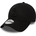 kasketter-buet-sort-justerbar-rem-9forty-essential-fra-los-angeles-dodgers-mlb-af-new-era