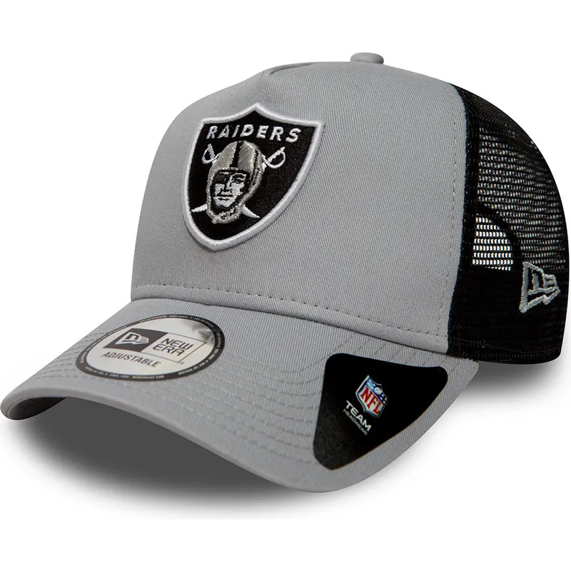 kasketter-buet-gra-snapback-essential-a-frame-fra-las-vegas-raiders-nfl-af-new-era