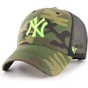 gorra-trucker-camouflage-med-gront-logo-af-new-york-yankees-mlb-mvp-branson-fra-47-brand