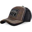 kasketter-buet-brun-justerbar-rem-af-von-dutch