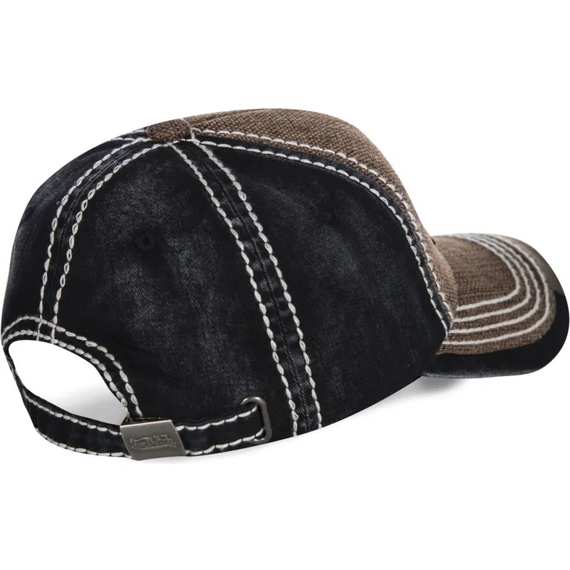 kasketter-buet-brun-justerbar-rem-af-von-dutch