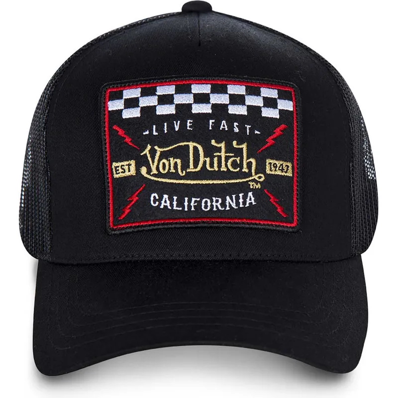 kasketter-buet-sort-snapback-af-von-dutch