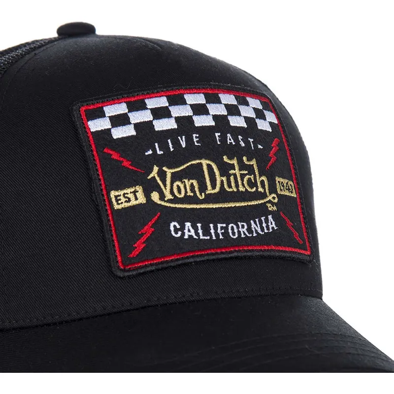 kasketter-buet-sort-snapback-af-von-dutch