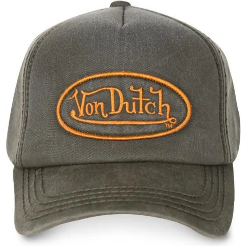 kasketter-buet-gron-justerbar-rem-af-von-dutch