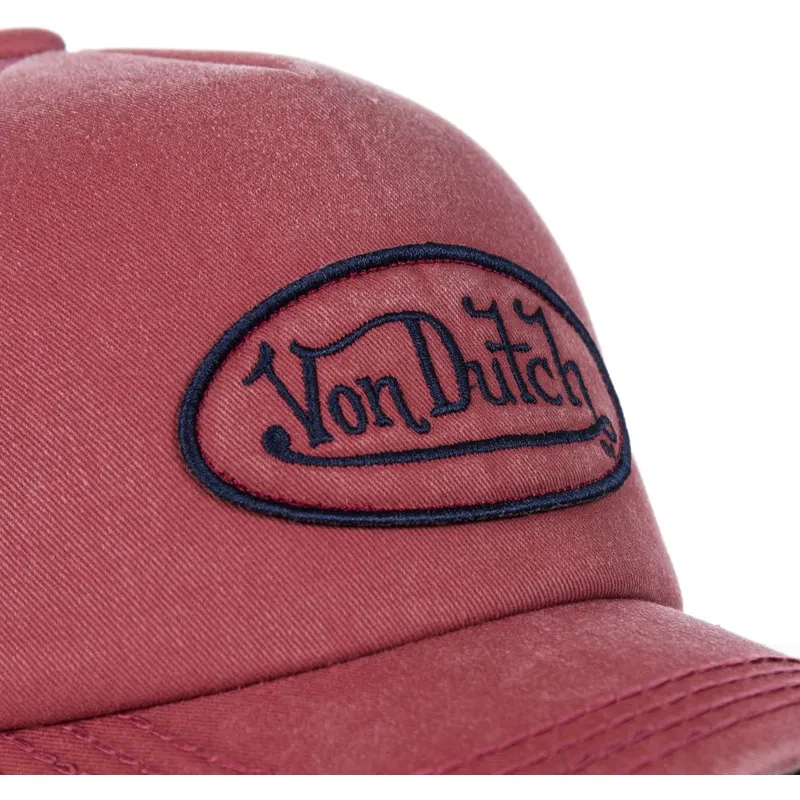 kasketter-buet-rod-justerbar-rem-af-von-dutch kasketter-buet-rod-justerbar-rem-af-von-dutch