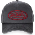 kasketter-buet-gra-justerbar-rem-af-von-dutch