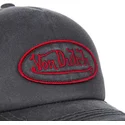kasketter-buet-gra-justerbar-rem-af-von-dutch