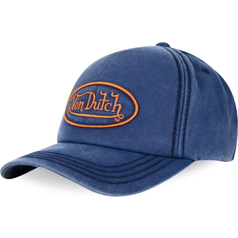 kasketter-buet-bla-justerbar-rem-af-von-dutch