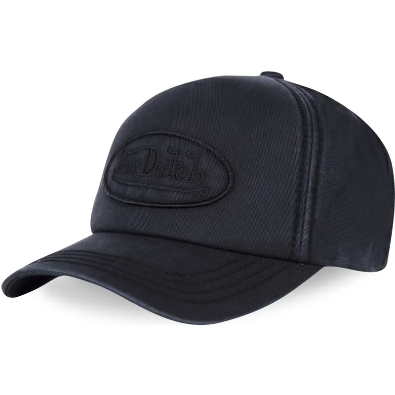kasketter-buet-sort-justerbar-rem-af-von-dutch