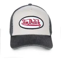 kasketter-buet-hvid-justerbar-rem-af-von-dutch