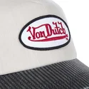 kasketter-buet-hvid-justerbar-rem-af-von-dutch