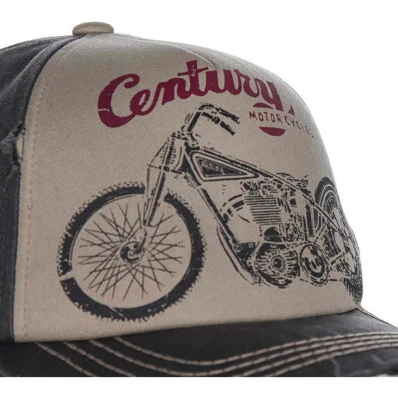 kasketter-buet-gra-justerbar-rem-af-von-dutch