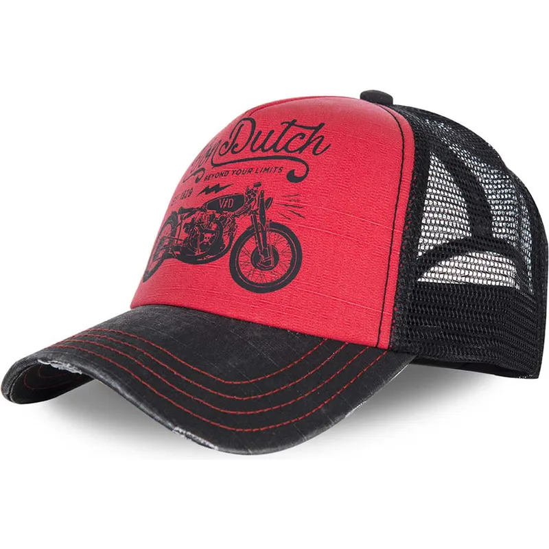 kasketter-buet-rod-justerbar-rem-af-von-dutch kasketter-buet-rod-justerbar-rem-af-von-dutch
