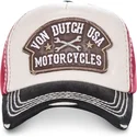 kasketter-buet-hvid-justerbar-rem-af-von-dutch
