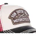 kasketter-buet-hvid-justerbar-rem-af-von-dutch
