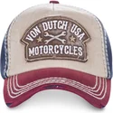 kasketter-buet-hvid-justerbar-rem-af-von-dutch