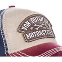 kasketter-buet-hvid-justerbar-rem-af-von-dutch