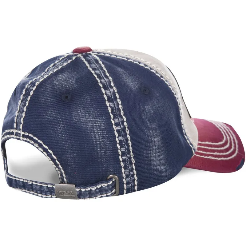 kasketter-buet-hvid-justerbar-rem-af-von-dutch