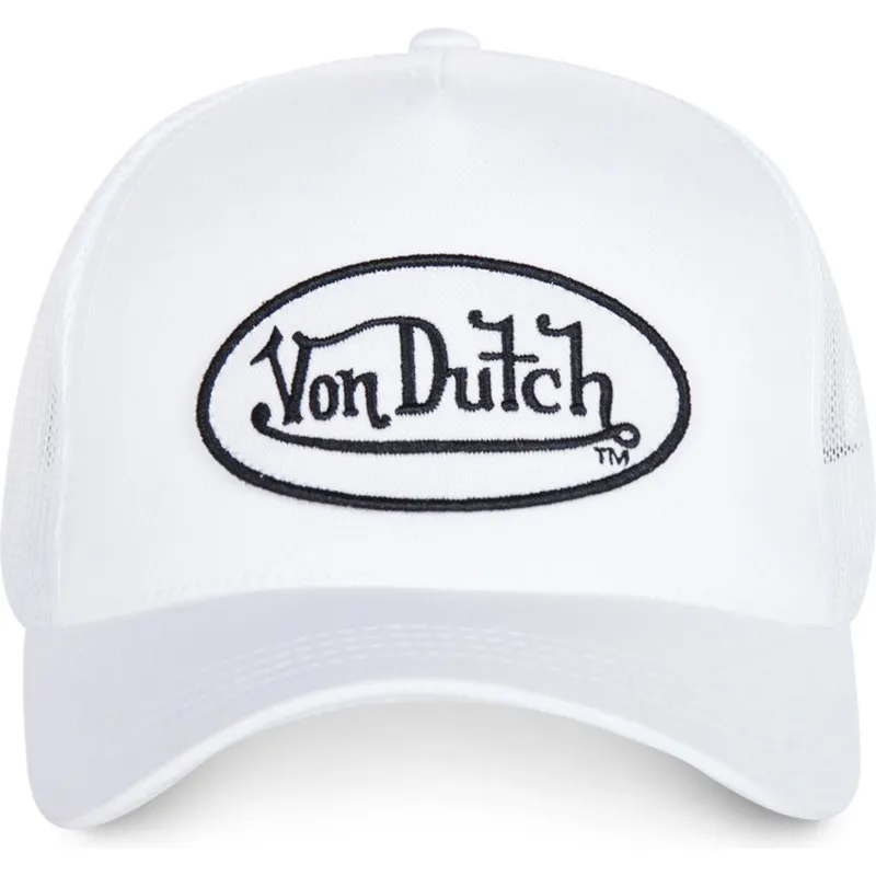 kasketter-buet-hvid-snapback-af-von-dutch