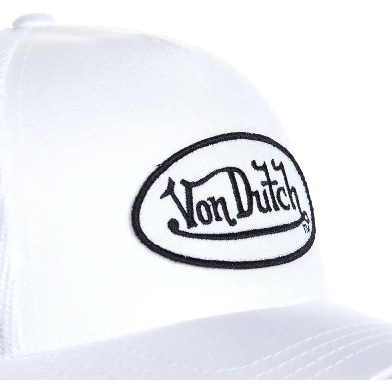 kasketter-buet-hvid-snapback-af-von-dutch
