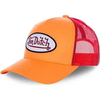 Trucker-kasket orange og rød FRESH03 fra Von Dutch