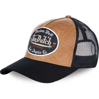 Brun og sort trucker-kasket GRL fra Von Dutch