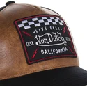 kasketter-buet-brun-snapback-af-von-dutch