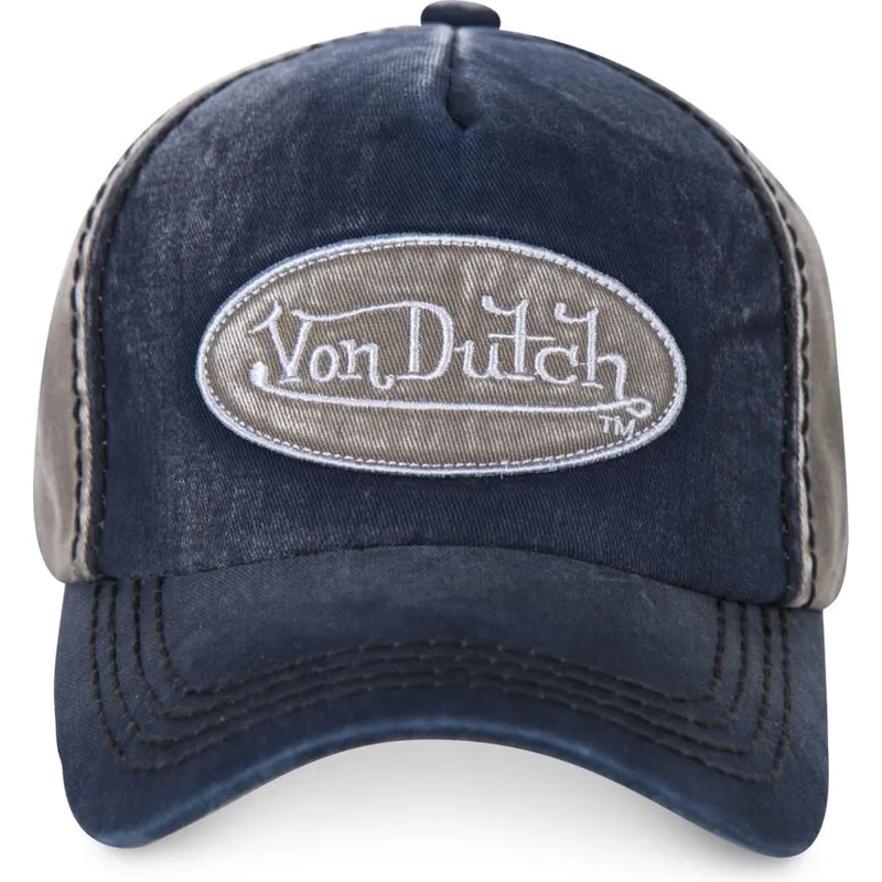 kasketter-buet-marinebla-justerbar-rem-af-von-dutch