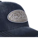 kasketter-buet-marinebla-justerbar-rem-af-von-dutch