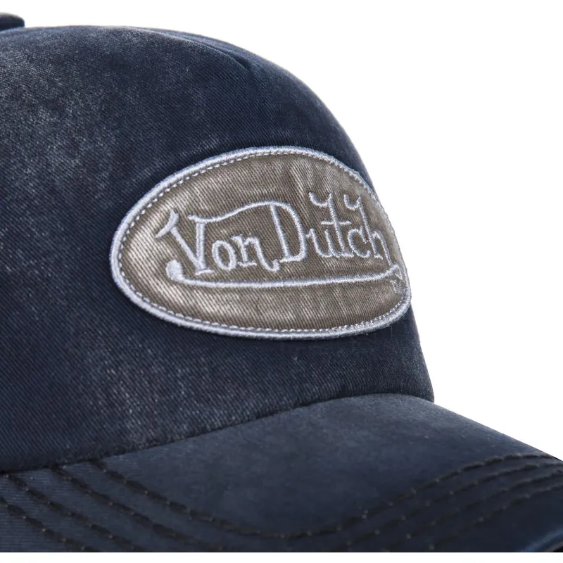 kasketter-buet-marinebla-justerbar-rem-af-von-dutch