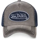 kasketter-buet-gra-justerbar-rem-af-von-dutch