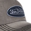 kasketter-buet-gra-justerbar-rem-af-von-dutch