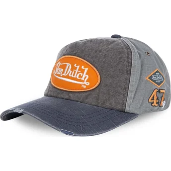 JACKGM justerbar grå buet kasket fra Von Dutch
