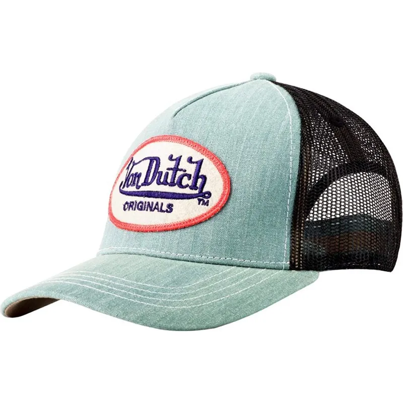 kasketter-buet-bla-snapback-af-von-dutch
