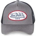 kasketter-buet-gra-snapback-af-von-dutch