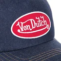 kasketter-buet-marinebla-snapback-af-von-dutch