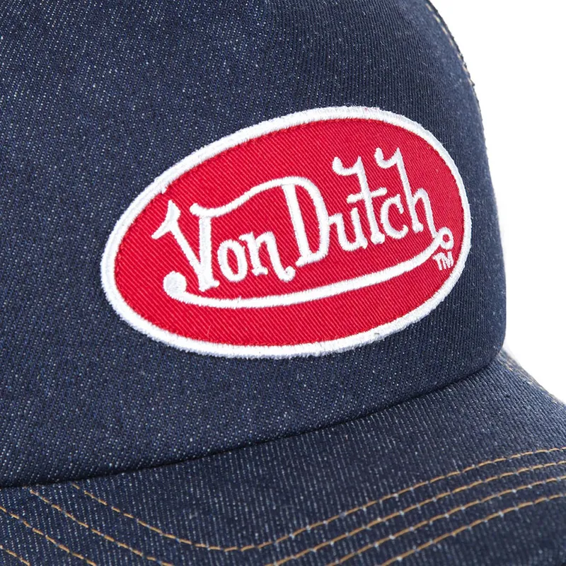 kasketter-buet-marinebla-snapback-af-von-dutch