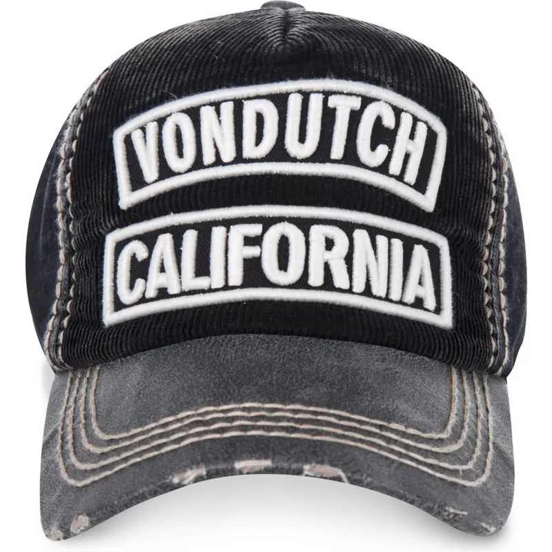 kasketter-buet-sort-justerbar-rem-af-von-dutch