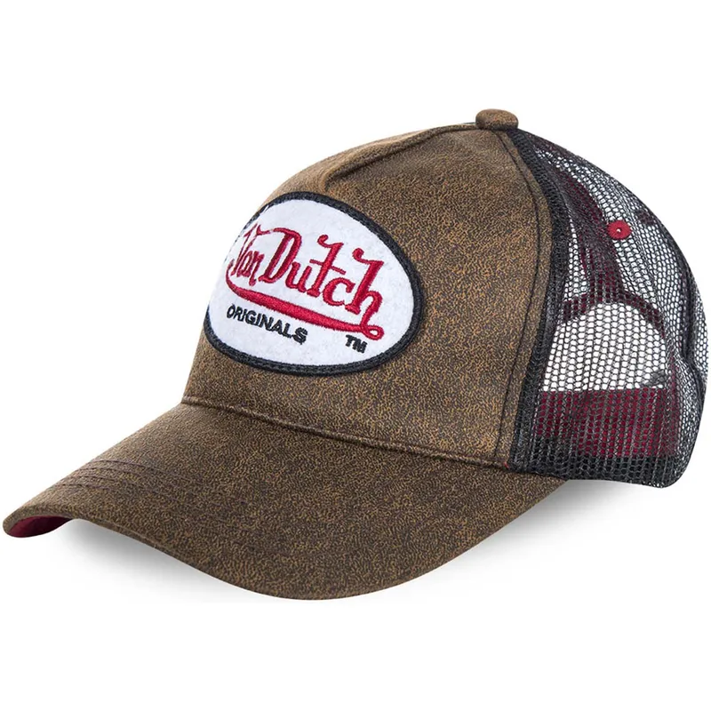 kasketter-buet-brun-snapback-af-von-dutch kasketter-buet-brun-snapback-af-von-dutch
