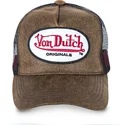 kasketter-buet-brun-snapback-af-von-dutch