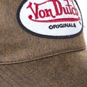 kasketter-buet-brun-snapback-af-von-dutch