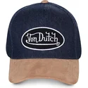 kasketter-buet-marinebla-justerbar-rem-af-von-dutch