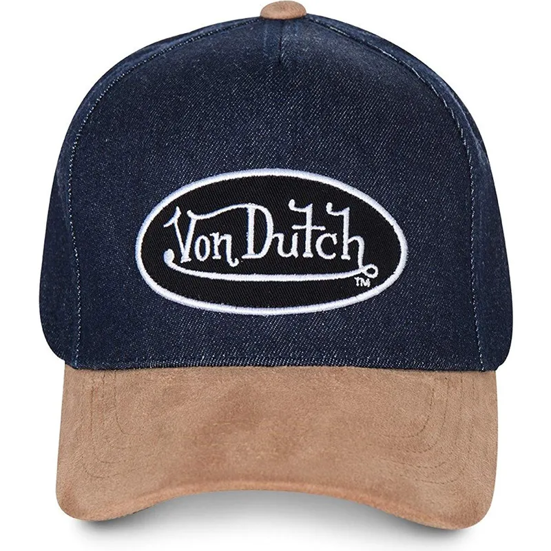 kasketter-buet-marinebla-justerbar-rem-af-von-dutch