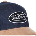 kasketter-buet-marinebla-justerbar-rem-af-von-dutch